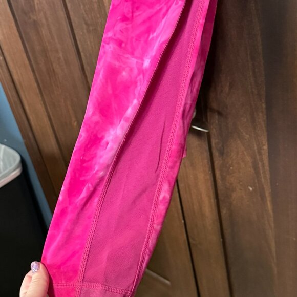 Zyia Active Hot Pink 3/4 Length Leggings Size 14-16 - Picture 3 of 4